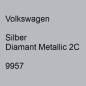 Preview: Volkswagen, Silber Diamant Metallic 2C, 9957.